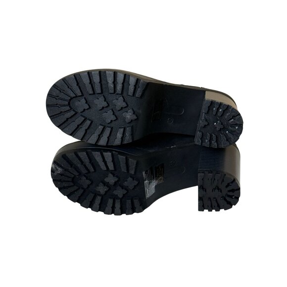 Olivia Miller Black Platform Chelsea Ankle Booties - Picture 10 of 12